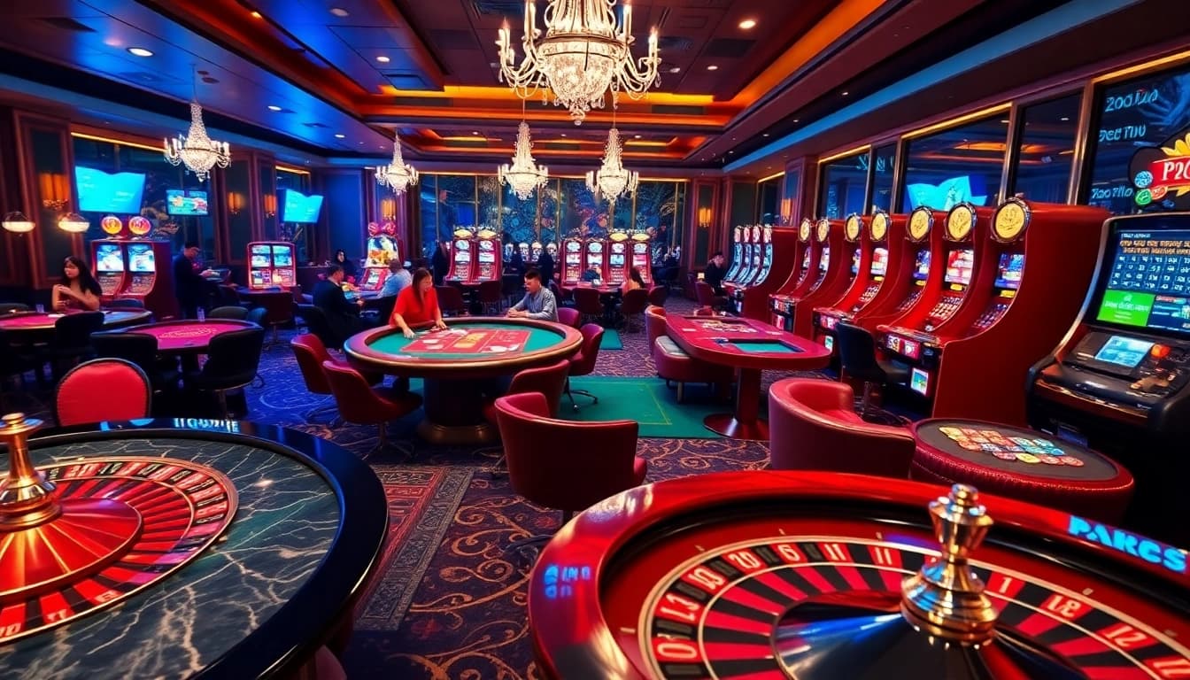 The immersive casino scene highlights players enjoying Blackjack while exploring the 188bet link to enhance their gaming experience.