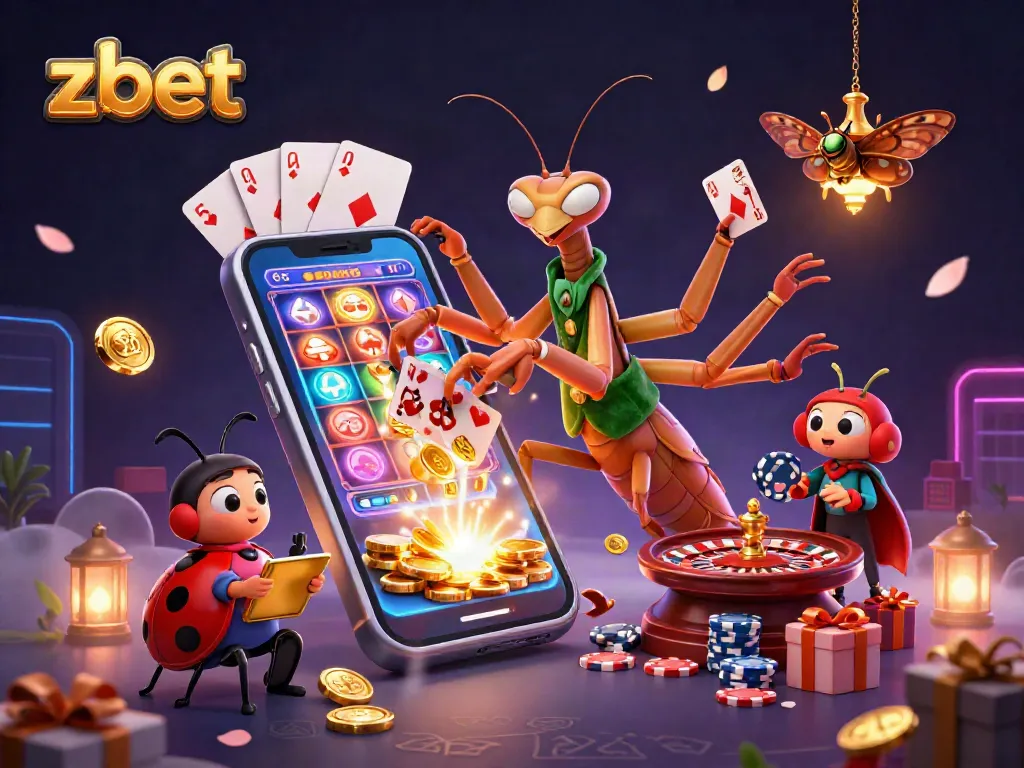 Engage with zbet's thrilling gameplay through this dynamic casino scene.