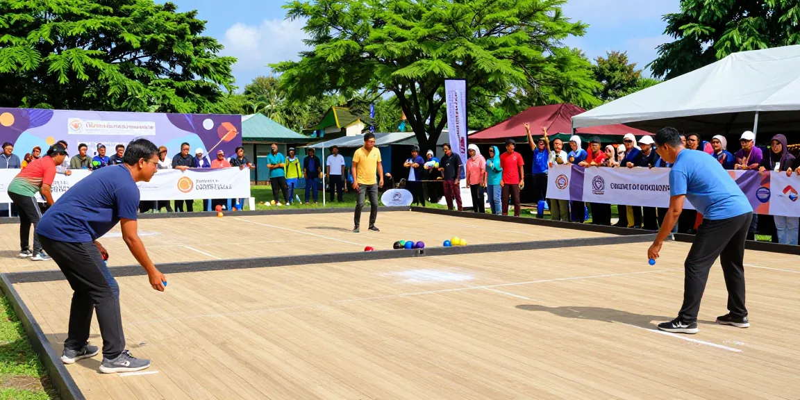Exciting community petanque tournament scene showcasing fopikotagorontal.org's vibrant sports culture