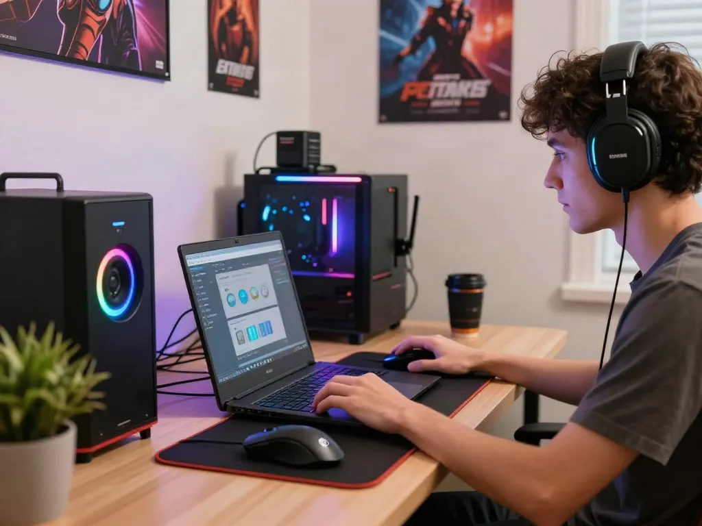 Engaging in non gamstop casinos with stylish gaming setup.
