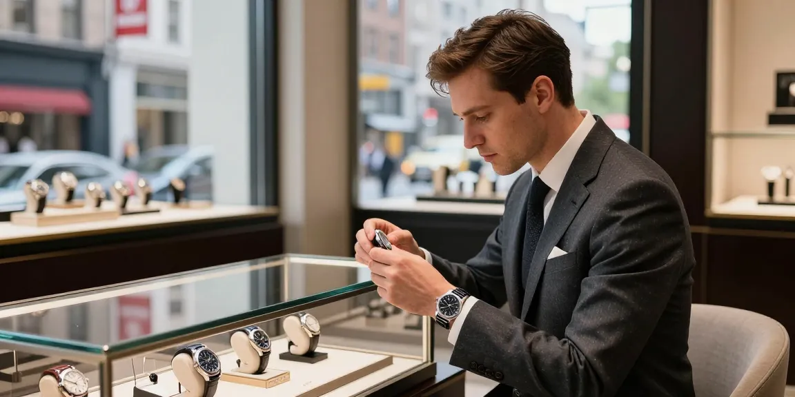 Exquisite super clone watches displayed in luxury boutique, showcasing craftsmanship and elegance in an urban setting.