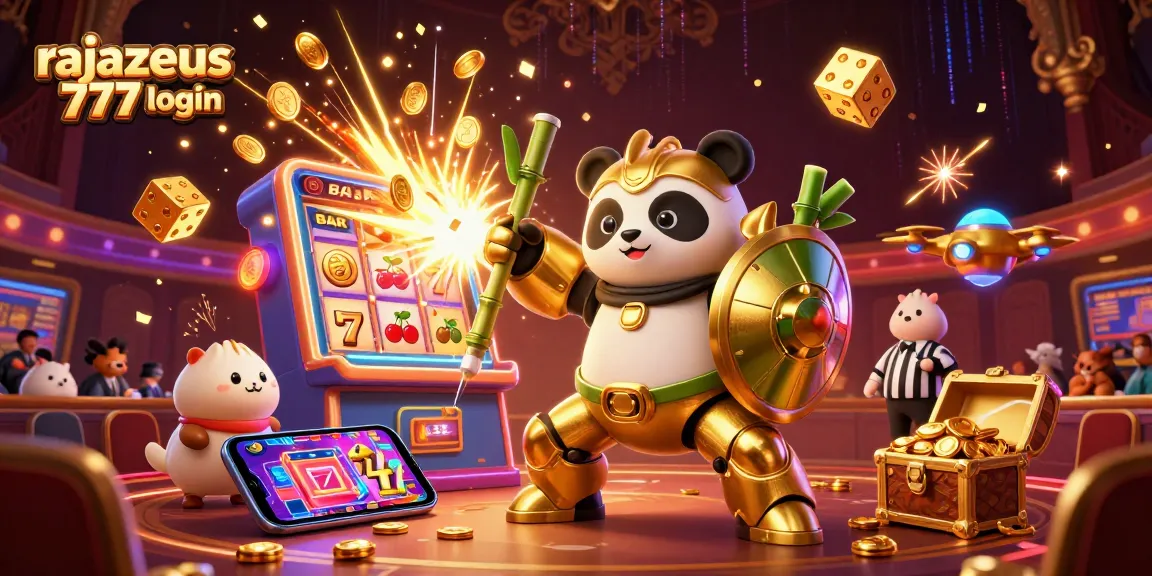 Experience thrilling gameplay at rajazeus 777 login with vibrant slot machines and energetic casino elements.