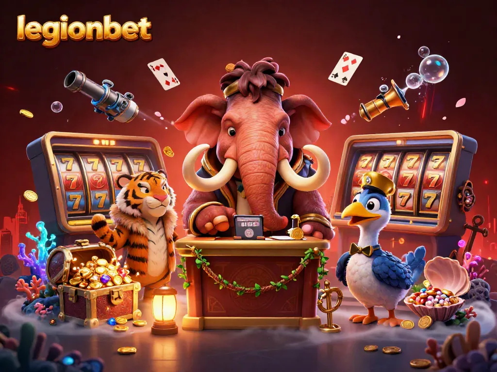 Experience thrilling gaming excitement with legionbet in vibrant casino scene.