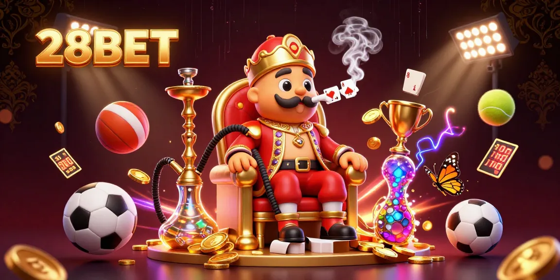 Experience thrilling sports betting action with 28BET's dynamic scene featuring games and excitement.