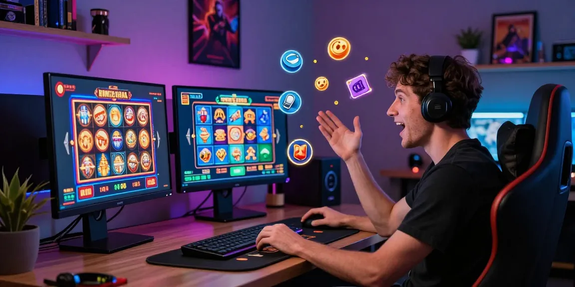 Engaging online gaming experience at non GamStop casinos with vibrant graphics and excitement.
