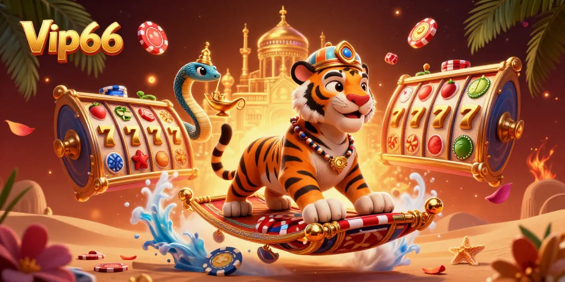 Experience thrilling gameplay at Vip66 with jackpot excitement and colorful slot elements.