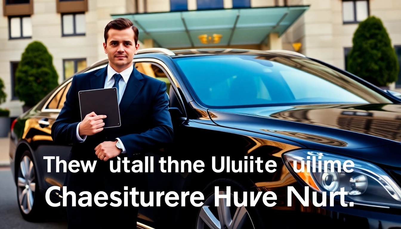 Experience premium Chauffeur Hire Nottingham with our professional driver and luxury vehicle in an elegant setting.