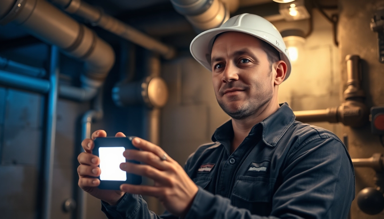 Expert conducting plumbing leak detection to prevent water damage