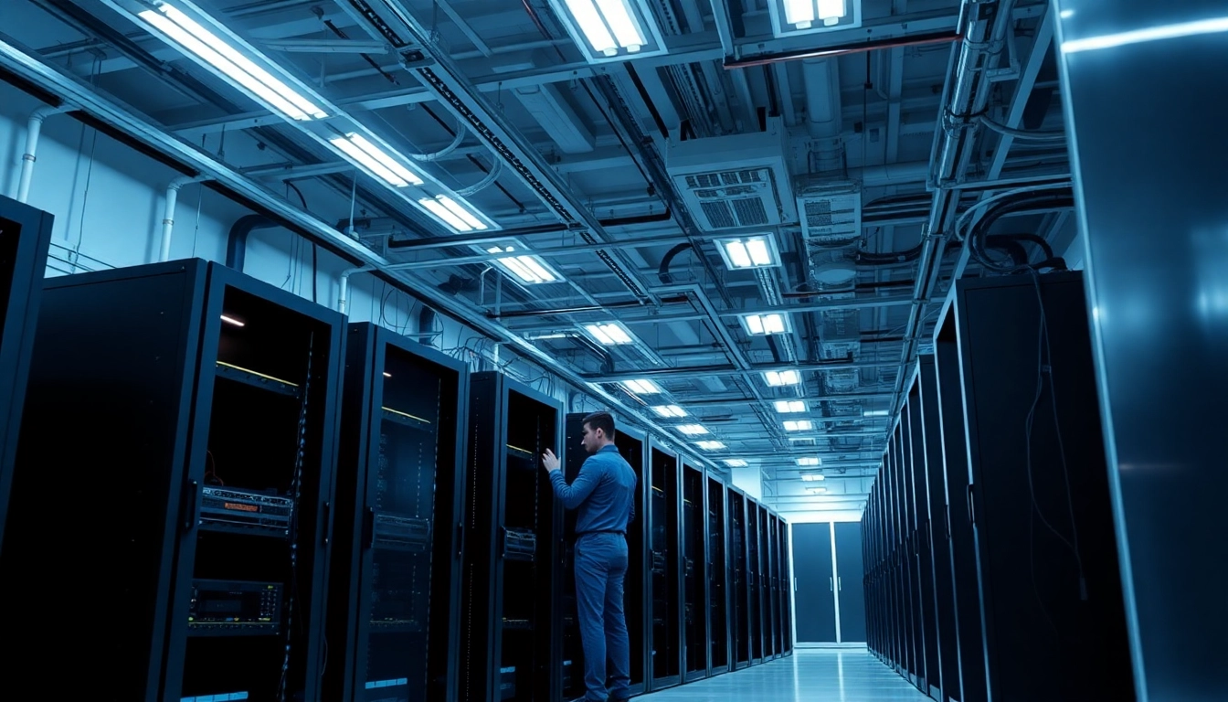 Explore reliable cheap colocation services with advanced server technology in a professional data center.