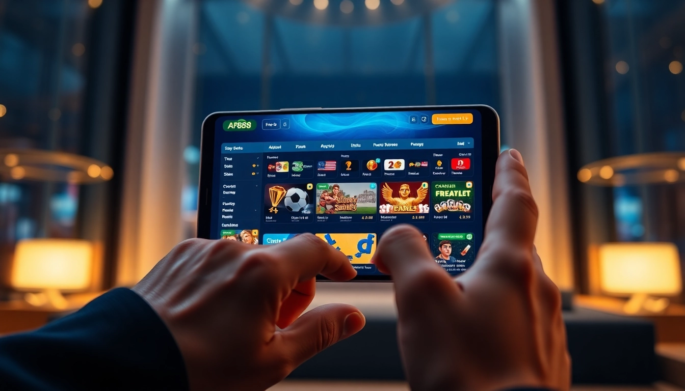 AF88 online betting platform interface showcasing diverse gaming options and mobile accessibility.