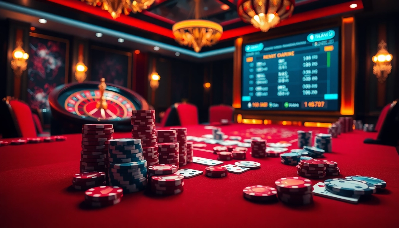 Experience the excitement of betting at https://thabet.vegas/ with vibrant casino gaming elements.