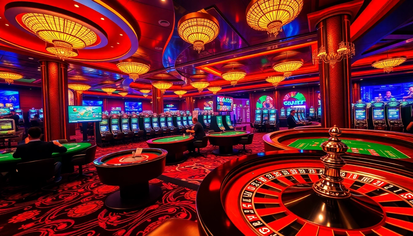 Experience thrilling gameplay at https://mm88.bar/ with vibrant casino tables and players engaged in action.