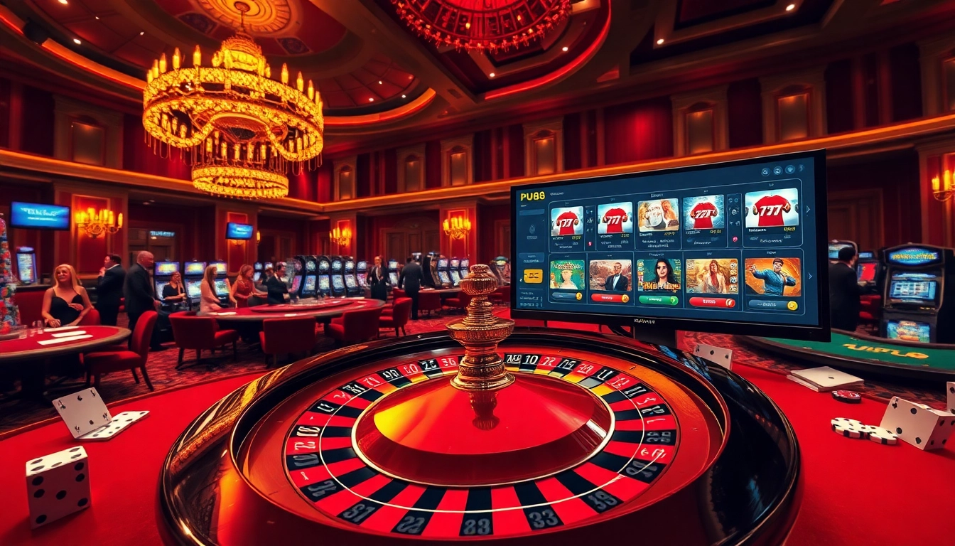 Experience the luxury of PU88 with a vibrant online casino scene, featuring roulette and poker.