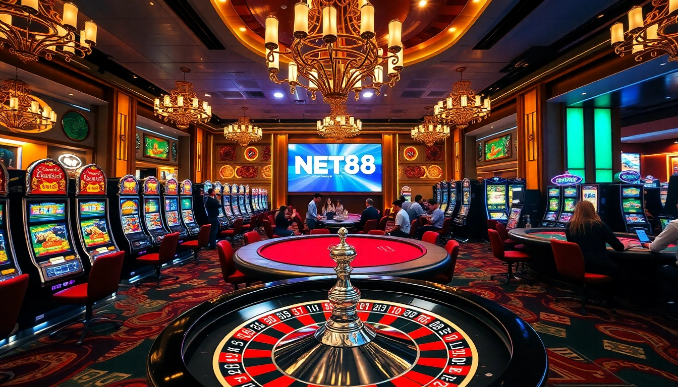 Play at NET88's vibrant casino with exciting slots and live table games.