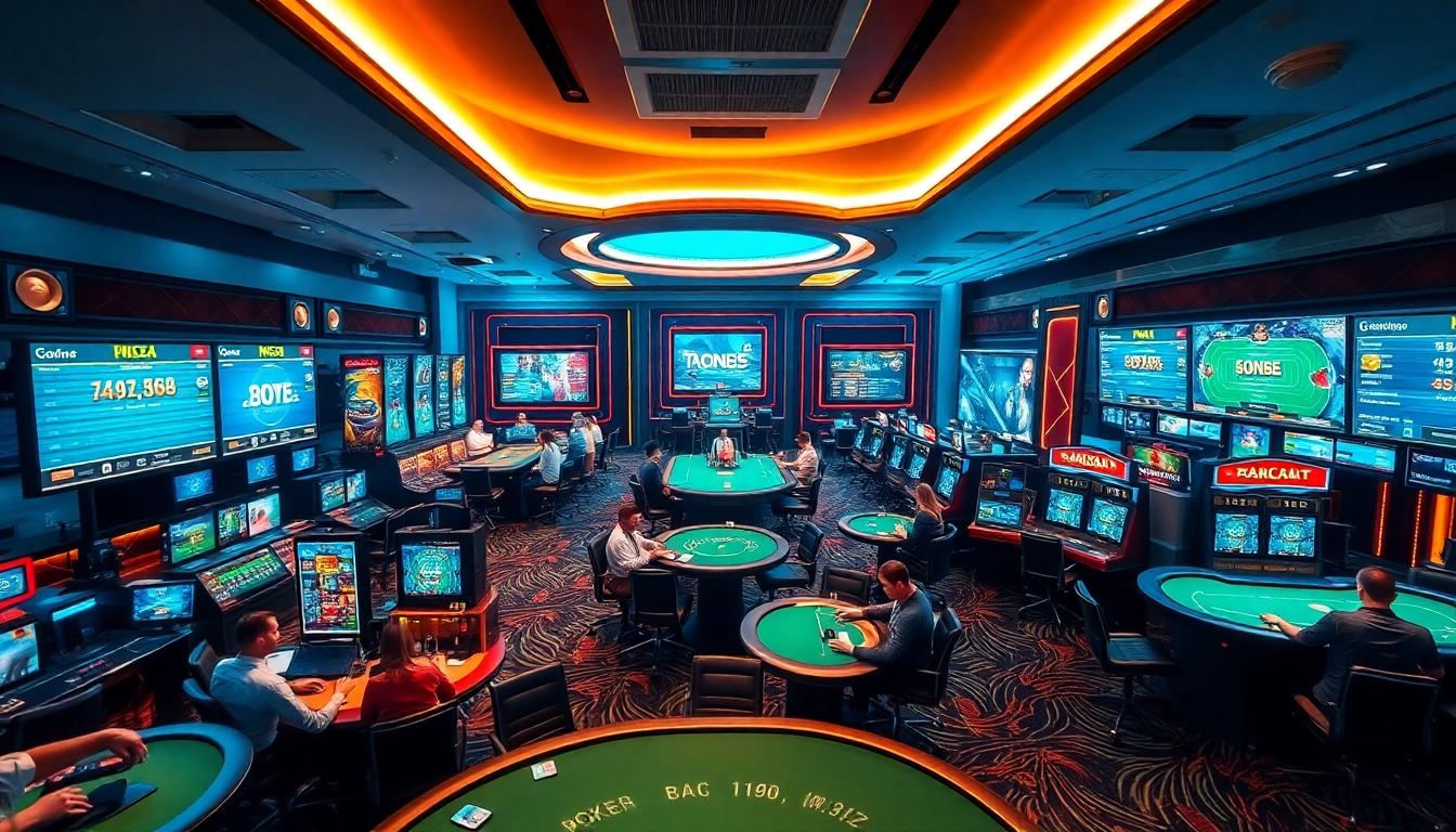 Engaging gaming scene at https://mm88.agency/ showcasing online gambling activities.