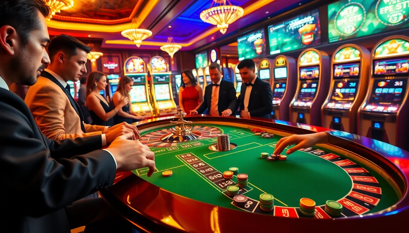 Gambling excitement with a casino atmosphere incorporating 상품권소액결제 payment options.