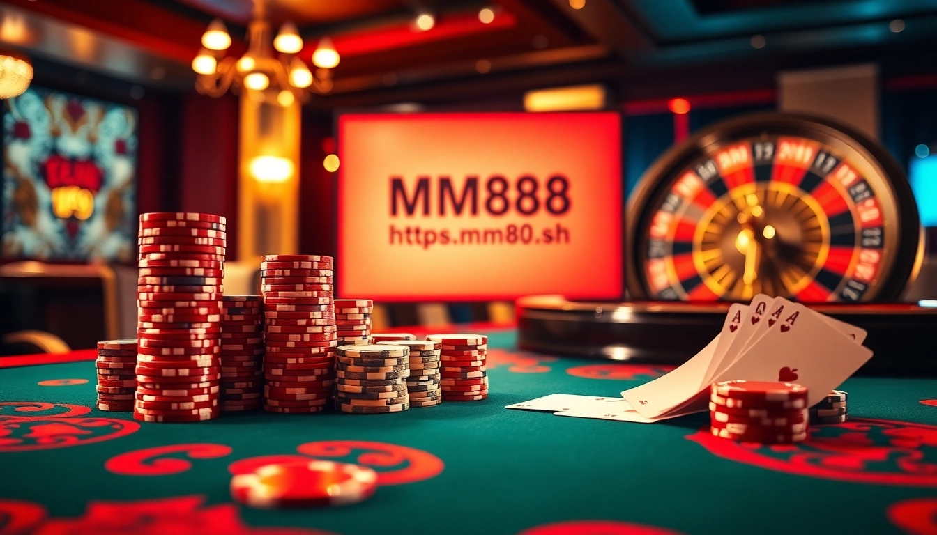 Engage with vibrant casino action at https://mm88.sh/ featuring elegant poker tables and thrilling games.