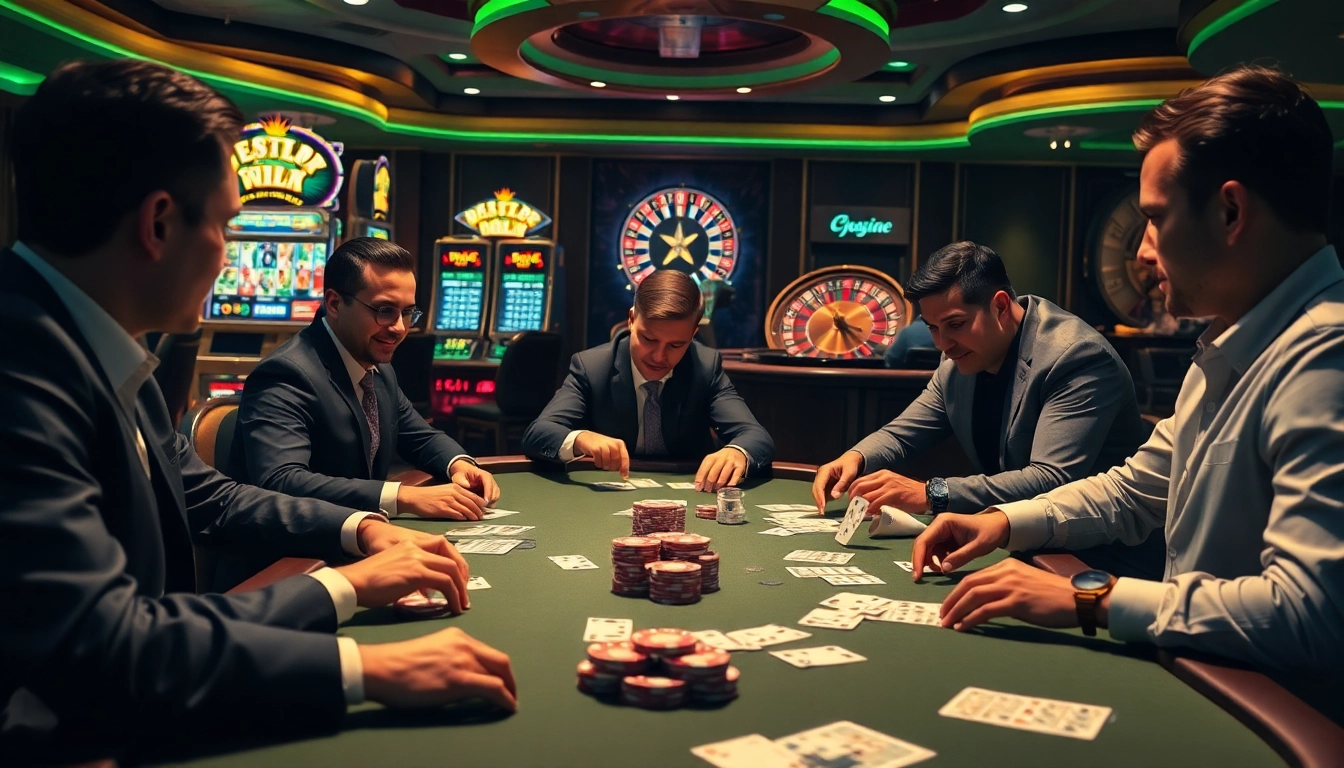 Engaging poker action at https://32win2025.online/ with professional players and premium casino elements.