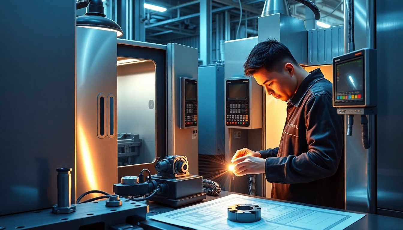 Precision machining Malaysia showcased in a modern workshop with advanced CNC machinery.