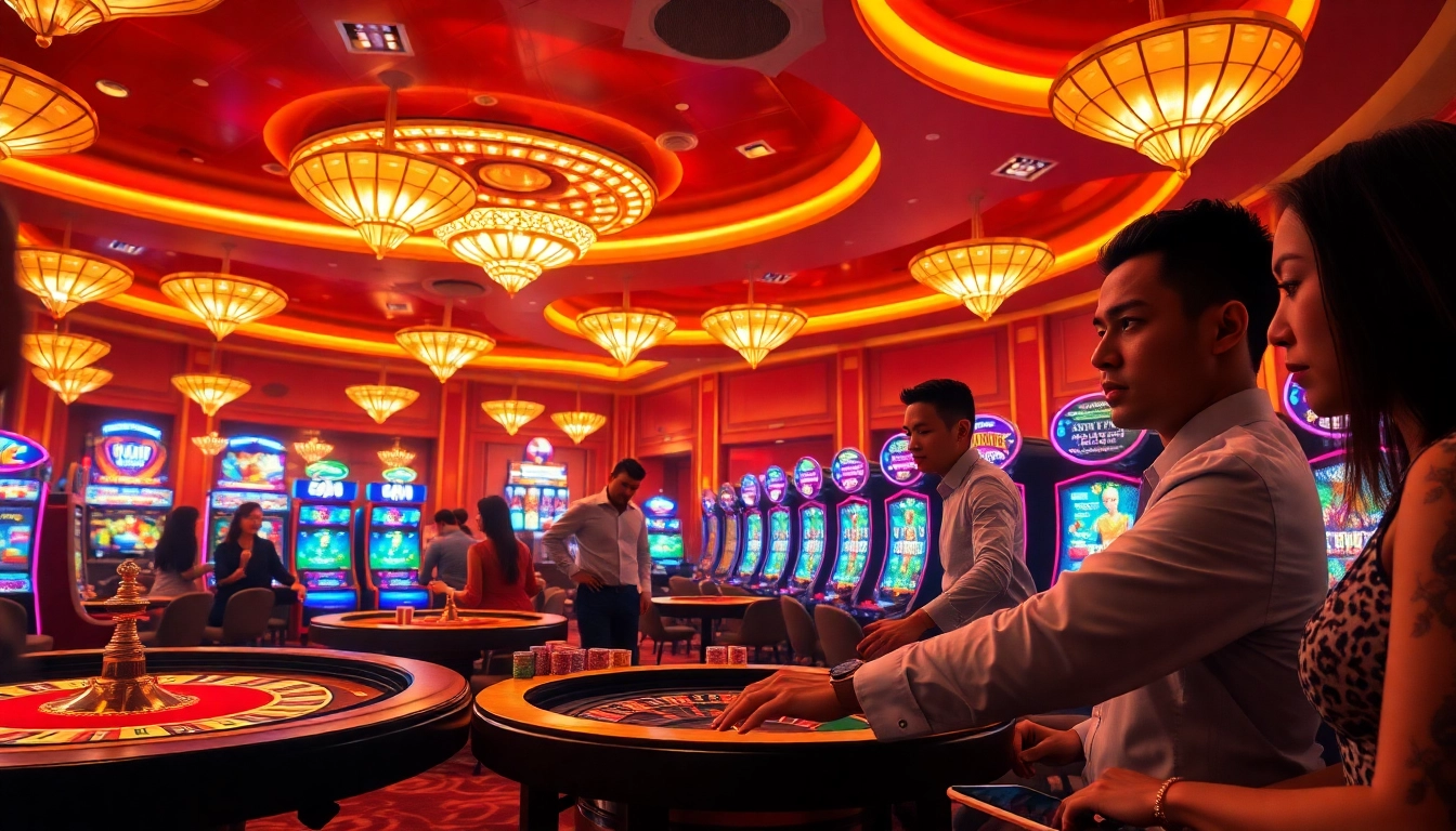 Experience thrilling gameplay at https://888to.bio/ featuring luxury casino elements like roulette wheels and poker tables.