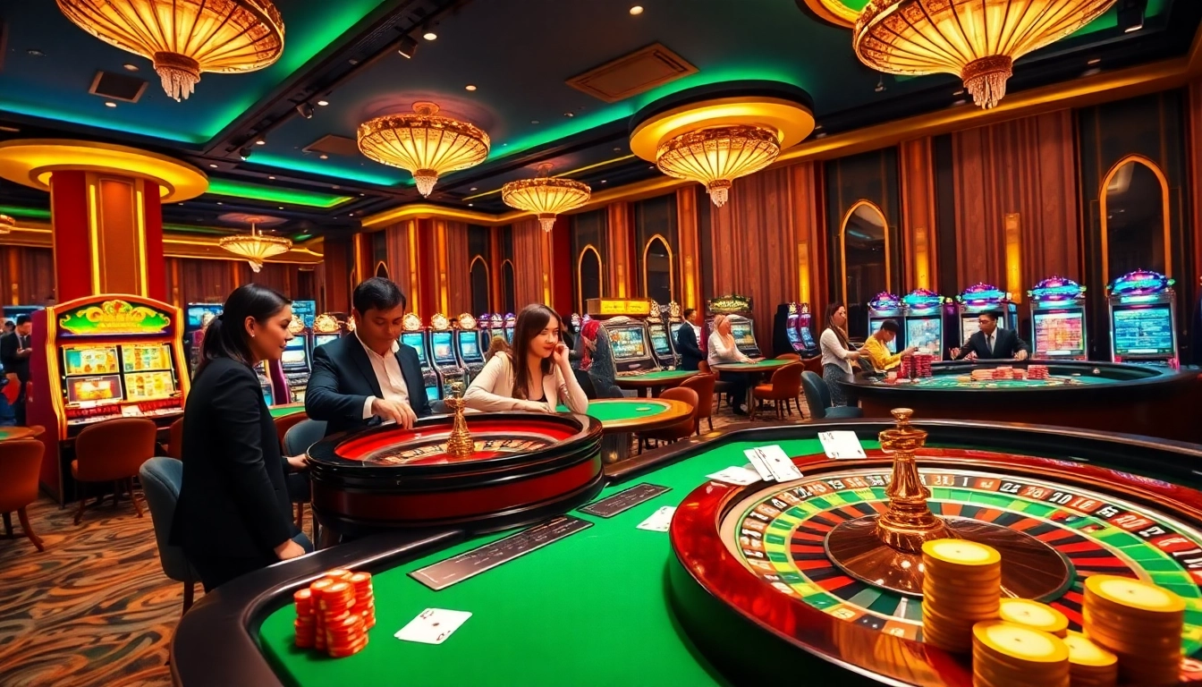 High-stakes gamblers playing roulette at a casino highlighting the excitement of QQ888 gaming experience.