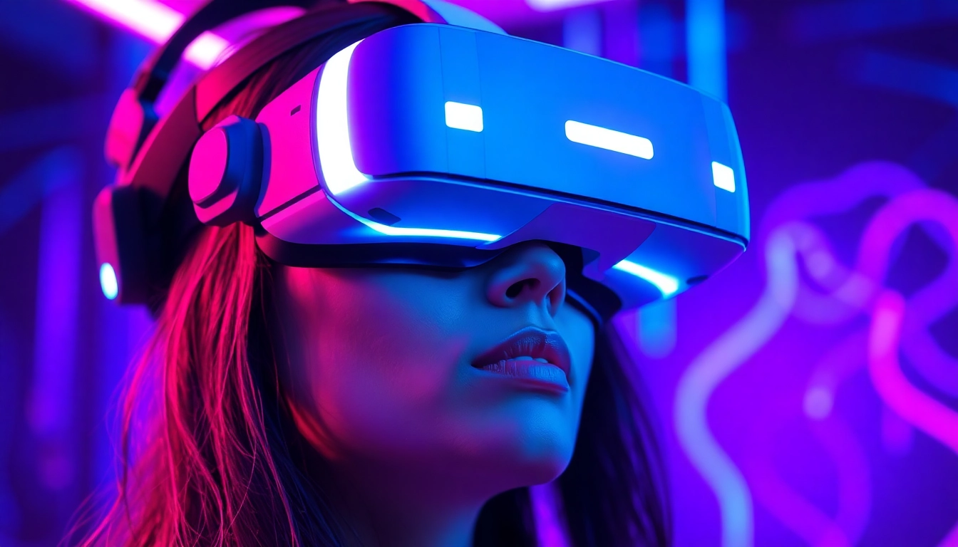 Experience immersive adult fantasies with porn ai technology in a futuristic VR headset