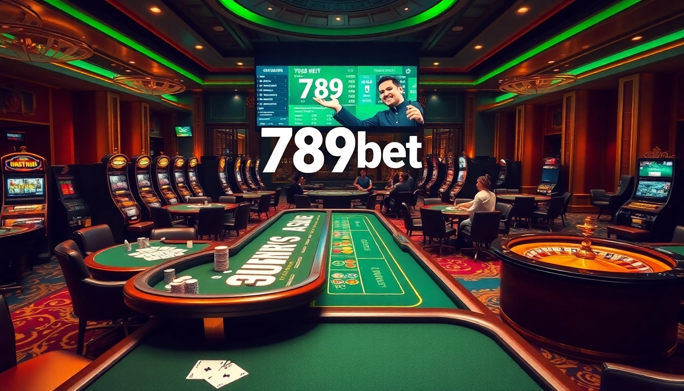 Engaging online gaming scene with dynamic actions at link 789bet casino tables, showcasing excitement.