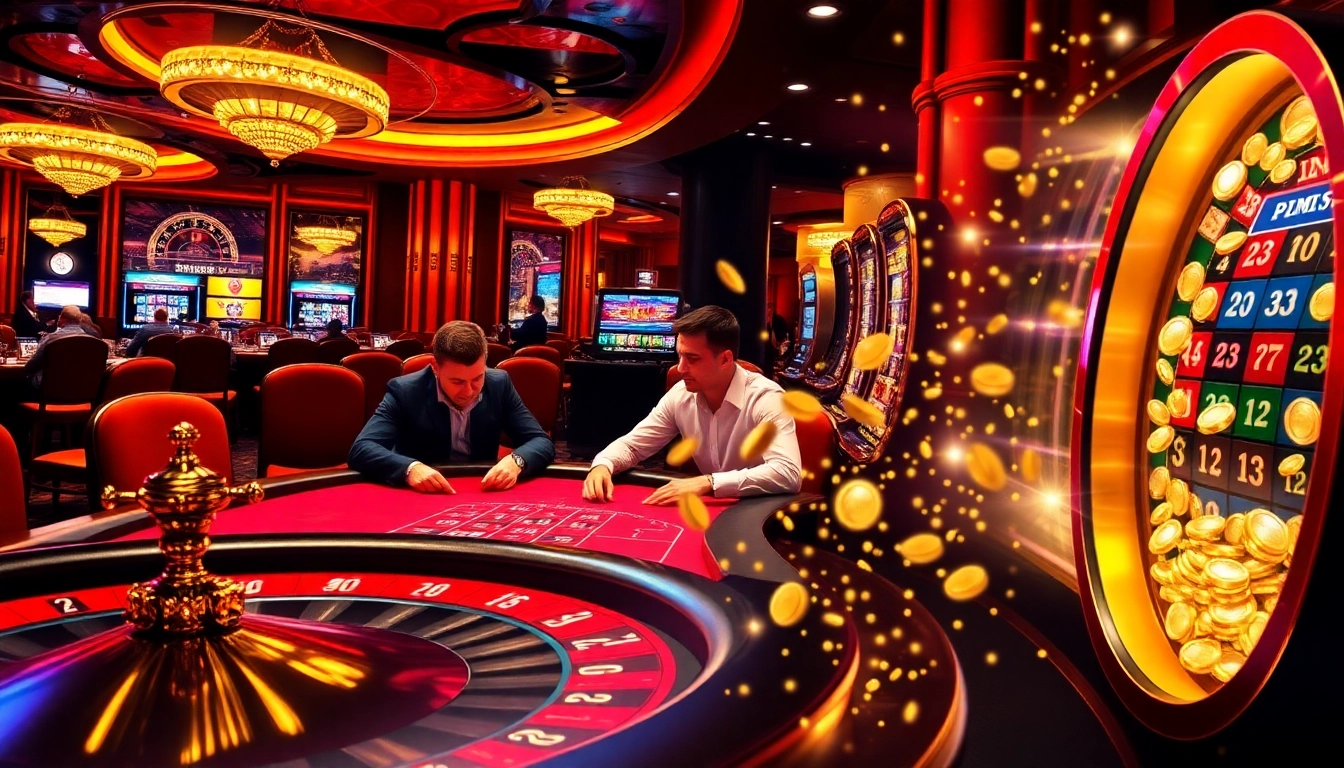 Experience the excitement of gaming at ok365 with vibrant casino visuals.