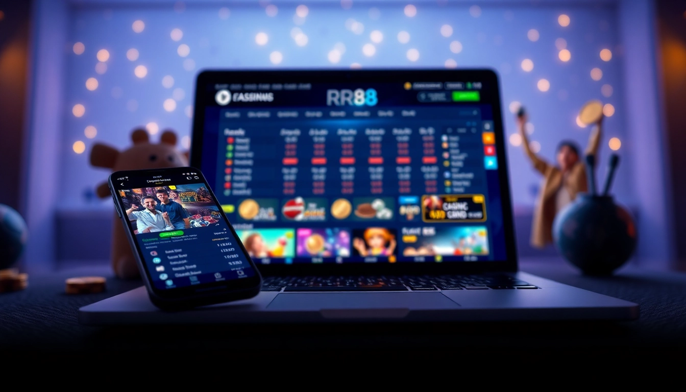 Engaging online betting experience at https://urr88.com/ highlighting casino games and winnings.