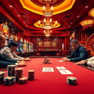 Experience excitement at ZT9398.NET with engaging poker games and vibrant casino visuals.