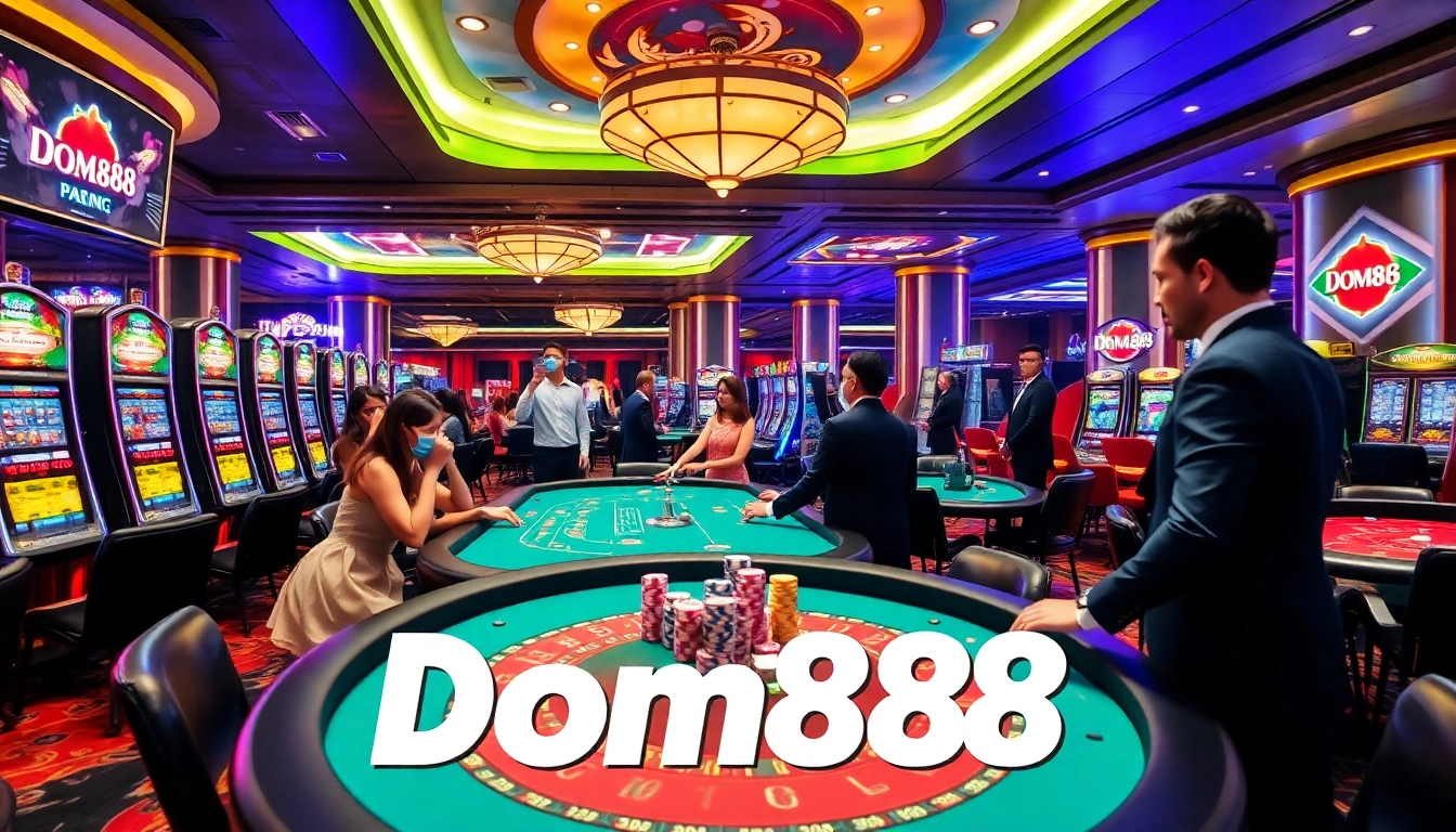 Experience the thrill of gambling at dom88.us.com with vibrant casino games and professional dealers.