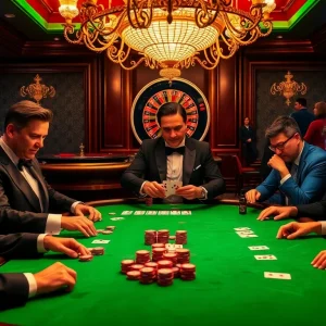 Kwin.bio brings the excitement of high-stakes poker with players intensely focused on their hands.