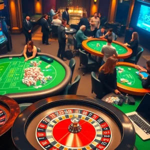 Experience the excitement at nhà cái PS99 with vibrant casino games and engaging players.
