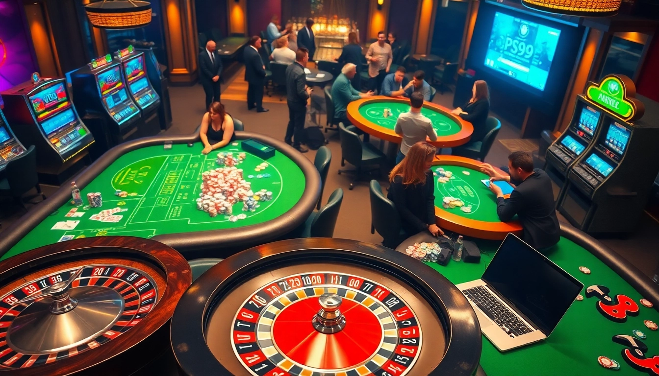 Experience the excitement at nhà cái PS99 with vibrant casino games and engaging players.