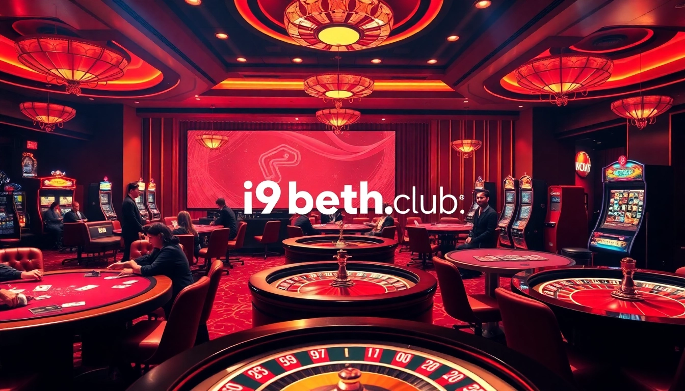 Engaged players at a casino table, experiencing excitement at https://i9bet2h.club for thrilling gambling.