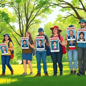 Raising awareness for missing adults north carolina by a dedicated search party.