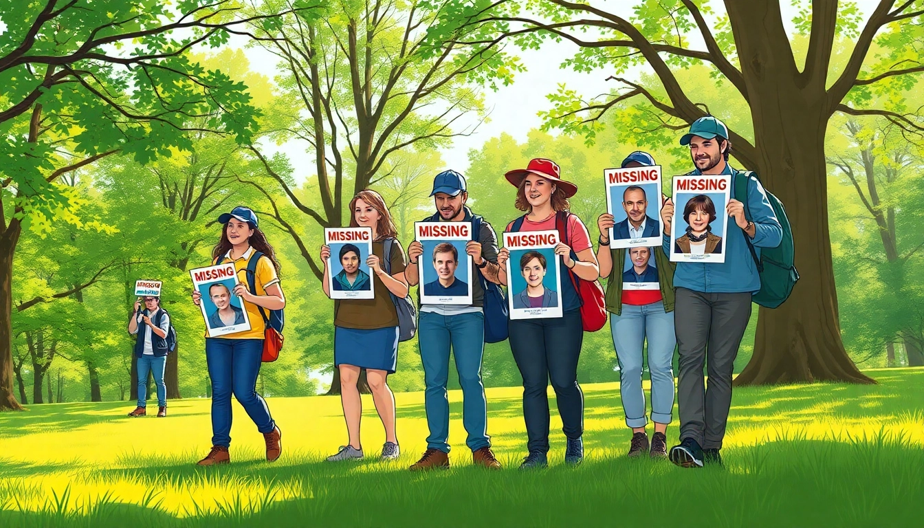 Raising awareness for missing adults north carolina by a dedicated search party.