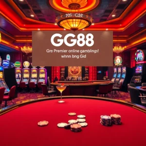 Engaging players at GG88 with vibrant casino tables and exciting slot machines.
