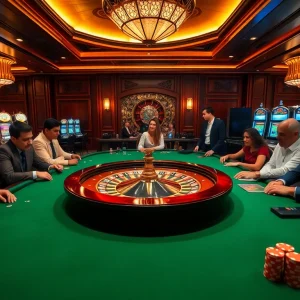 Experience thrilling gameplay at KP 88 casino with vibrant poker tables and exciting slot machines.