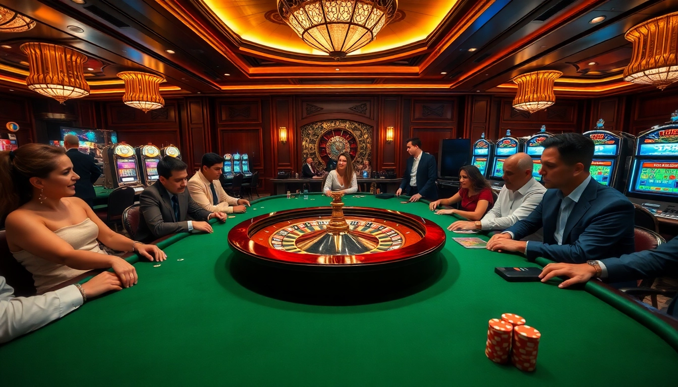 Experience thrilling gameplay at KP 88 casino with vibrant poker tables and exciting slot machines.