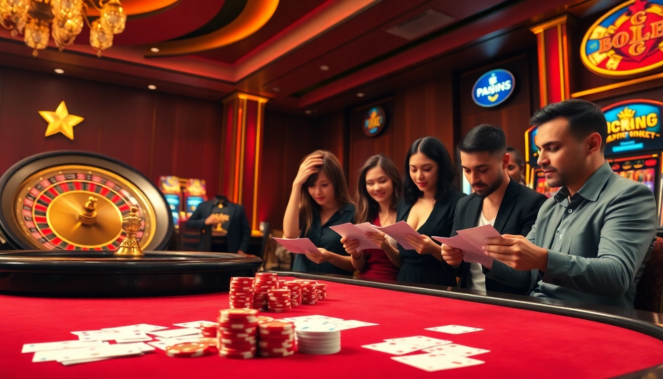 Experience the thrill of betting at a vibrant casino, showcasing the tg88 link for winning opportunities.