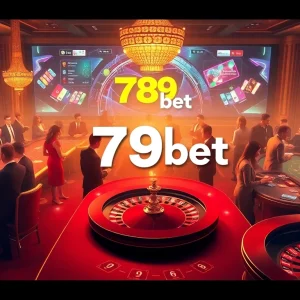 Players enjoying a thrilling game at 789bet casino, showcasing excitement and vibrant gambling atmosphere.