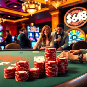 Experience thrilling gameplay at king88 with vibrant casino visuals and exciting poker games.