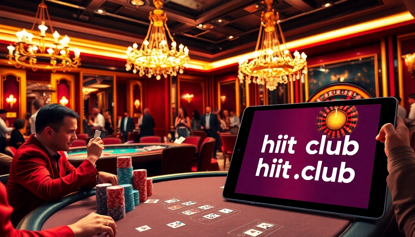 Experience thrilling gameplay at https://hit-club.games/ in an elegant casino ambiance.