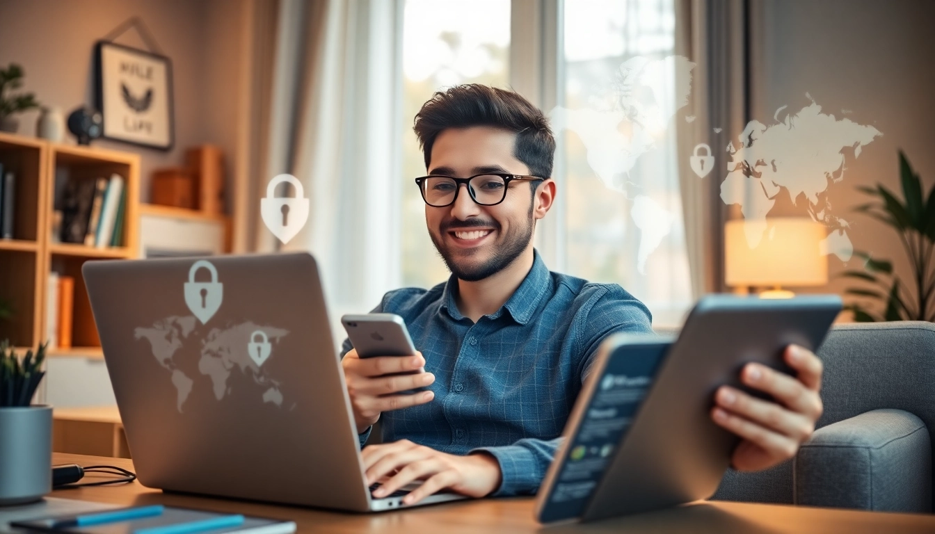 在现代家庭办公室中，使用快连VPN的用户实现跨设备的安全连接。