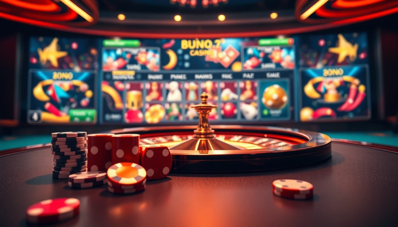 Exciting online gambling experience at nhà cái go99 with poker chips and roulette wheel.