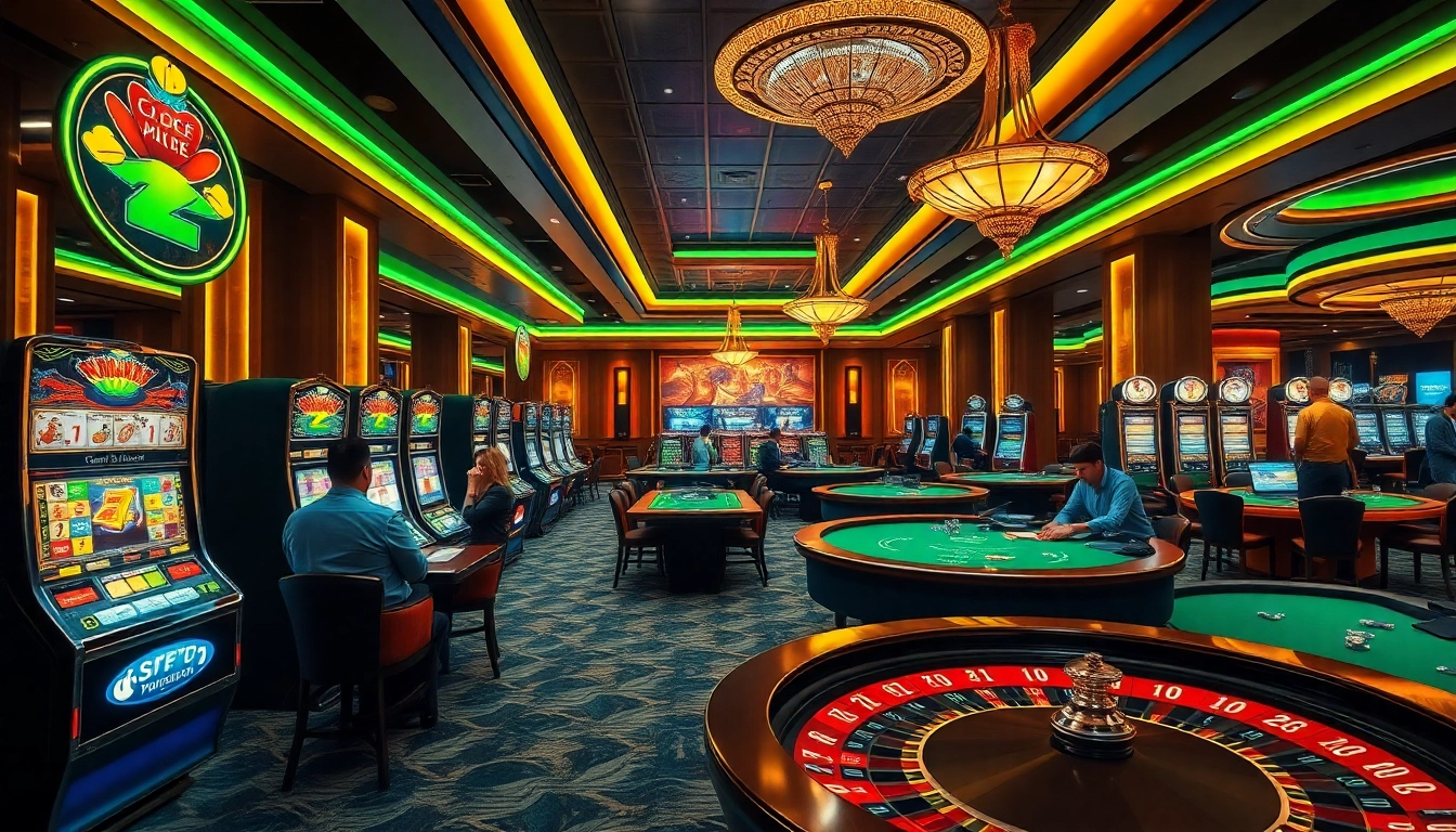 Experience high-stakes action at SV388 com's luxurious online casino atmosphere with vibrant games.