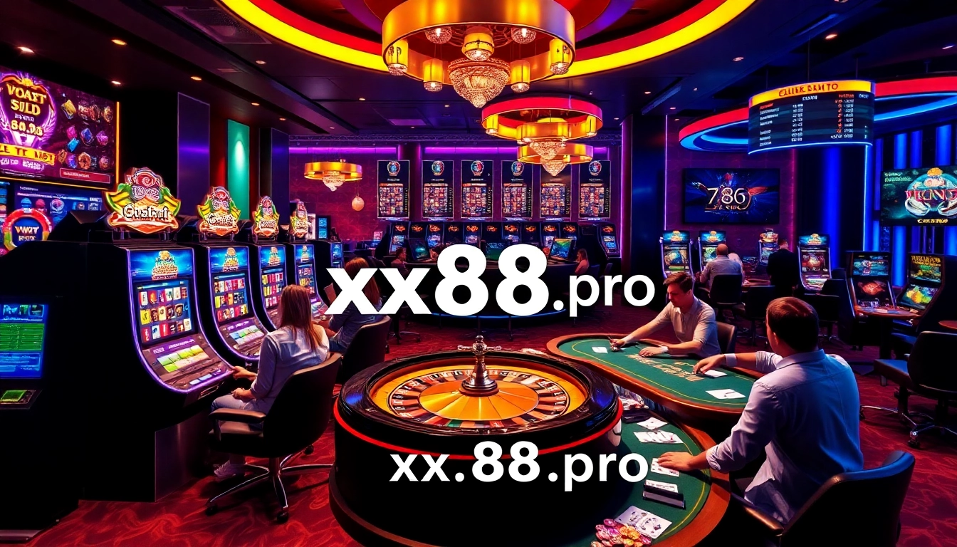 Experience the excitement of online gaming at https://xx88.pro/ with vibrant casino tables and thrilling action.