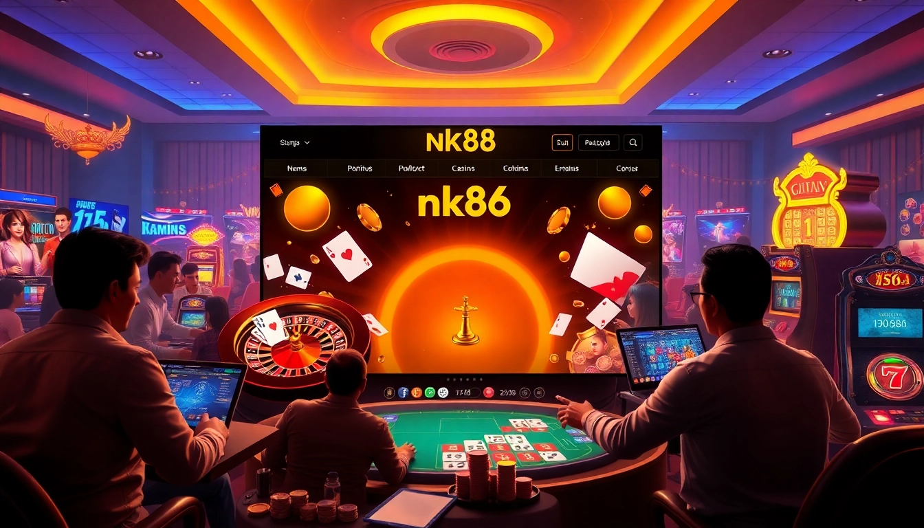 Experience the thrill of online gambling at trang chủ nk88 with exciting casino games and betting opportunities.