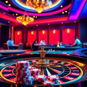 Play at nhà cái dh88 featuring an exciting roulette game with vibrant colors and thrilling action.